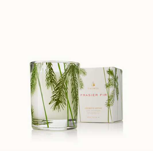 Thymes Frasier Fir Pine Needle 2oz Votive Candle